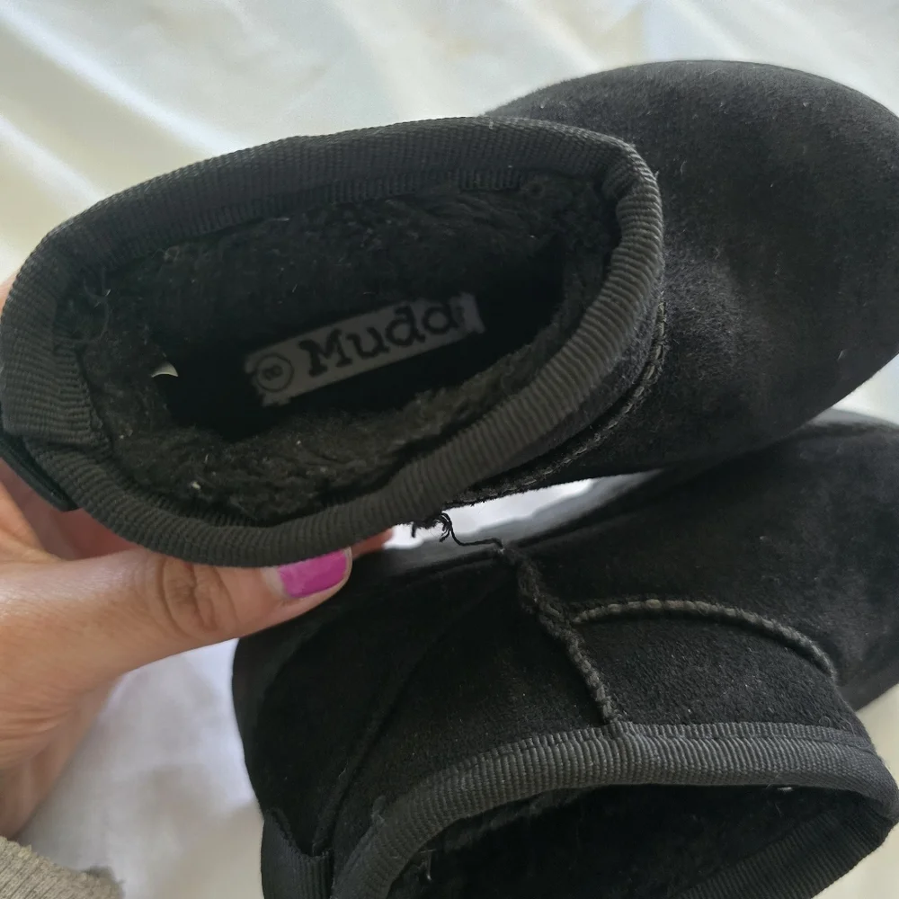 Mudd Black Boots 8c